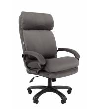 Кресло руководителя Chairman Home 505 Россия ткань Т-55 серый (черный пластик)