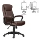 Кресло руководителя Enter EX-511, экокожа, коричневое. Фото товара с разных ракурсов.