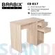 Стол письменный/компьютерный  "Scandi CD-017", 900х450х750 мм, 2 ящика, дуб сонома, 641895, ЦБ013706-2. Фото товара с разных ракурсов.
